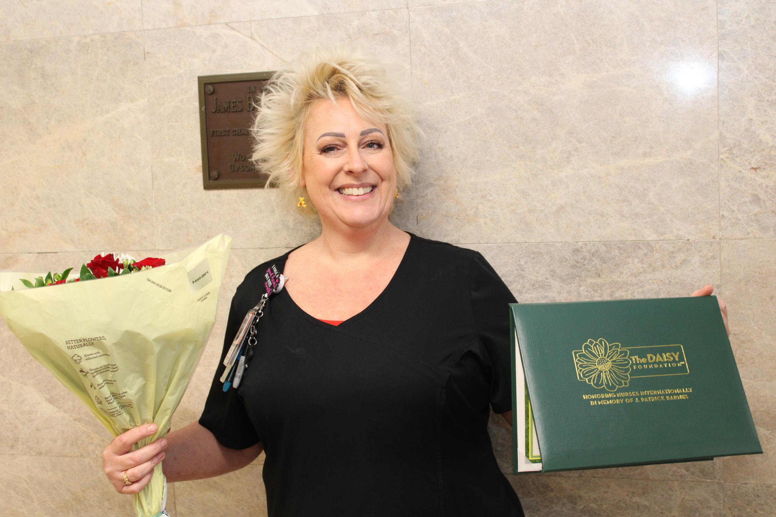 Photo for Upson Regional Medical Center Honors Christine Breeden, RN  With The DAISY Award for Extraordinary Nurses