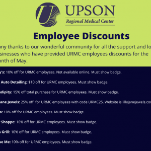 Photo for Local Business Discounts for URMC Employees Through May