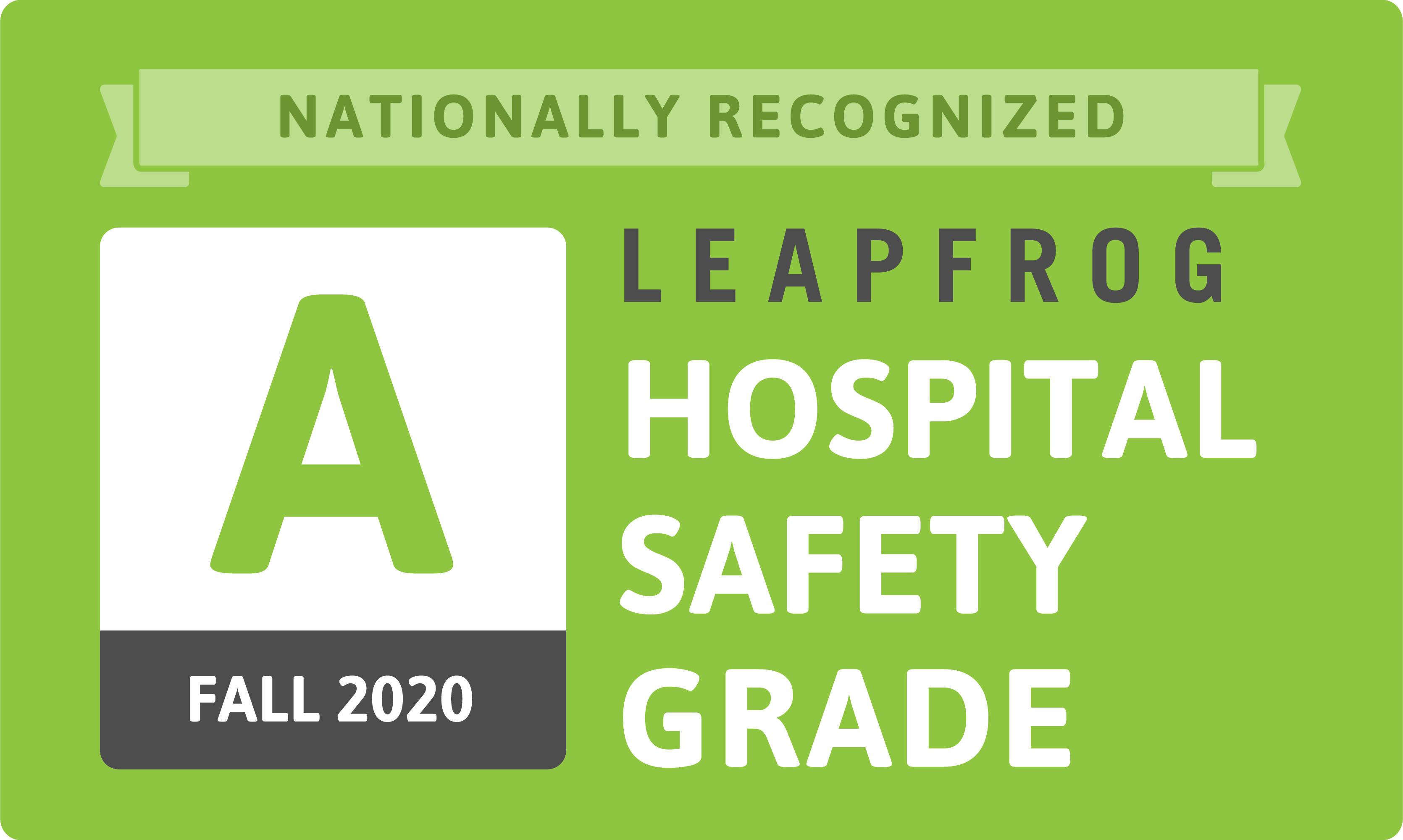 Photo for   Upson Regional Medical Center Nationally Recognized with an &lsquo;A&rsquo; for the Fall 2020 Leapfrog Hospital Safety Grade